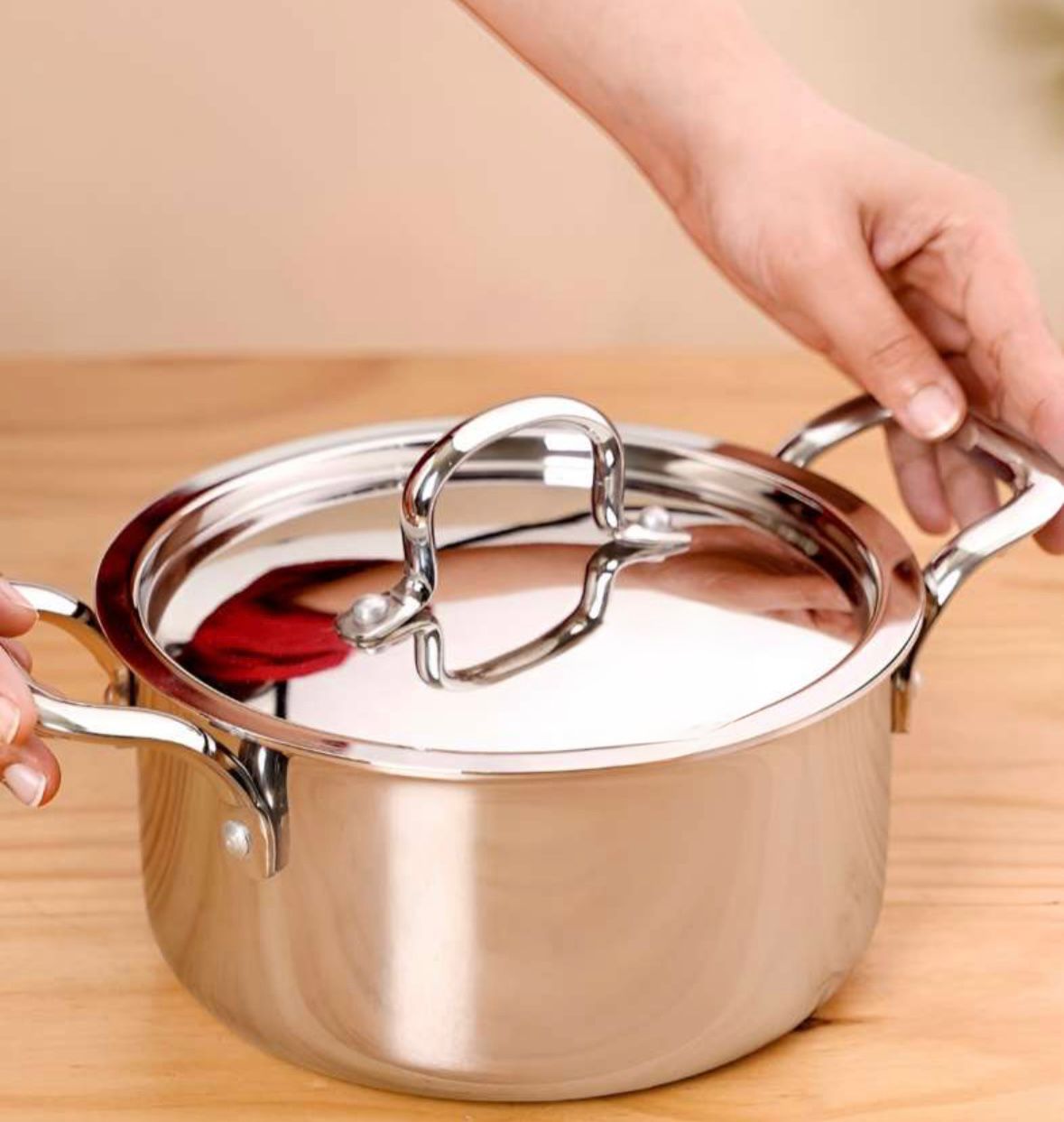 Triply Casserole With Lid