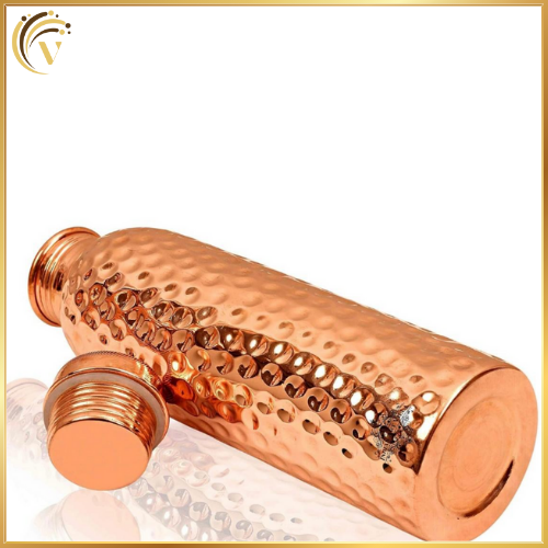 Copper Bottle / Hammered