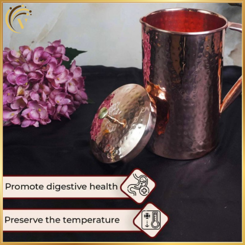 Copper Jug With Lid