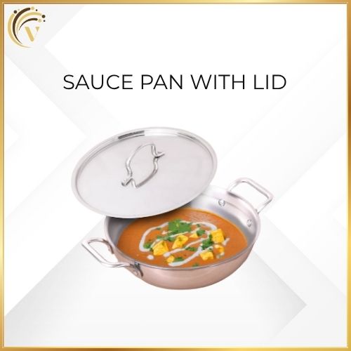 Triply Deep Kadhai With Lid