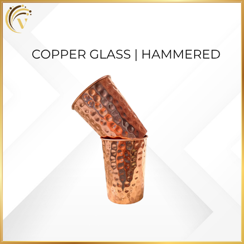 Copper Glass | Hammered