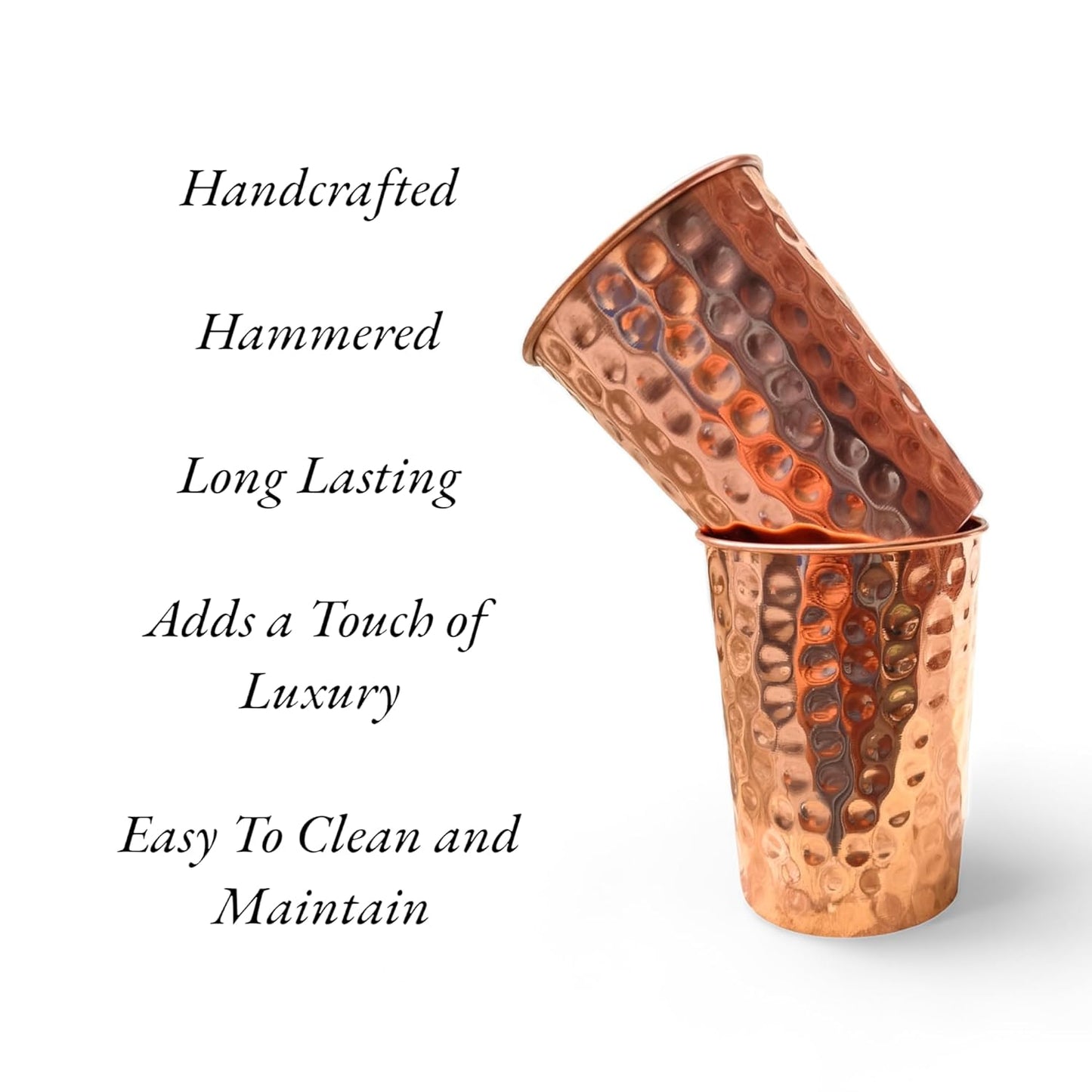 Copper Glass | Hammered