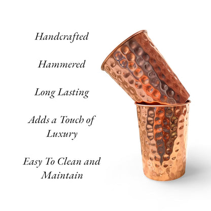 Copper Glass | Hammered