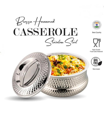Air Lock Hammered Casserole