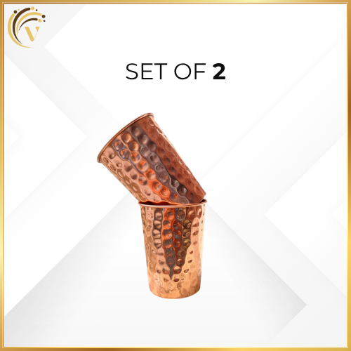 Copper Glass | Hammered
